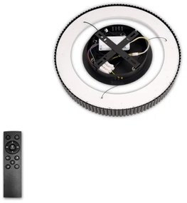 Brilagi - Lampadario LED dimmerabile a cavo FALCON MODERN LED/30W/230V 40 cm nero + telecomando