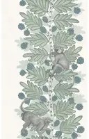 Cole & Son Carta da parati Acacia - White/ Green/ Blue