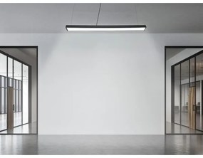 Lampadario LED a sospensione con filo LED/32W/230V 4000K diametro 120 cm nero