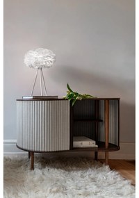 Cassettiera bassa marrone-beige in rovere con ante scorrevoli 100x67 cm Audacious - UMAGE