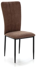 Set di sedie da pranzo marroni 4 pz Holly - Marckeric