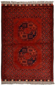 Afghan Tappeto 100 x 140 Rosso (Afghanistan) Annodato A Mano