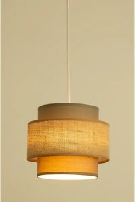 Brilagi - Lampadario sospeso con cavo RESNA 1xE27/60W/230V Ø 20 cm marrone/beige