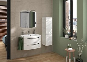 Mobile da bagno sospeso sotto lavabo L 70 x H 48 x P 48 cm rovere, 2 cassetti PELIPAL Image