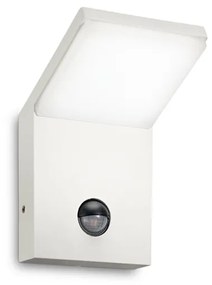 Applique Moderna Style Alluminio Bianco Led 9,5W 4000K Luce Naturale