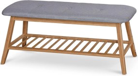 Scarpiera ST15 in grigio/marrone - L100 cm