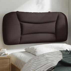 Cuscino Testiera Marrone Scuro 90 Cm İn Tessuto /