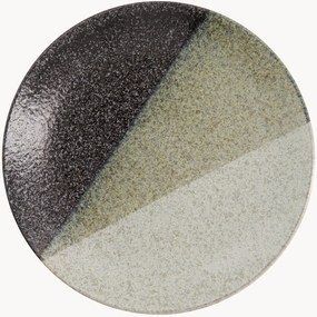 Set di 3 piatti rotondi in gres Oboro Yamakage