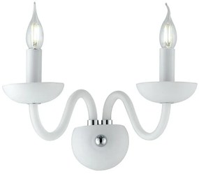 Applique neoclassico Alfiere bianco LUCE AMBIENTE DESIGN