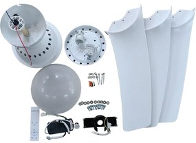 Ventilatore da soffitto Tokyo bianco, D. 132 cm INSPIRE