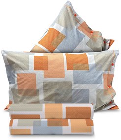 Parure copripiumino matrimoniale Secret arancio SmartDecoHome