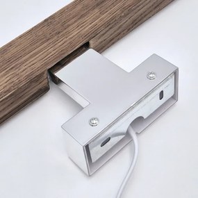 Brilagi-Illuminazione a LED per specchi da bagno WOODY MIRROR LED/8W/230V IP44 quercia/cromo