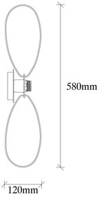 Lampada da parete nera Hemdem – Opviq lights