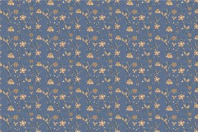 Carta da parati autoadesiva – Fiori di campo in blu