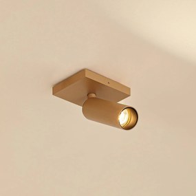 Arcchio Faretto da soffitto Brinja Slim, marrone, 1 lampadina, GU10 MR11 Slim Arcchio, dimmerabile, Marrone / Ruggine, Corridoio, Alluminio, Moderno, Faretto