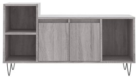 Mobile tv grigio sonoma 100x35x55 cm in legno multistrato