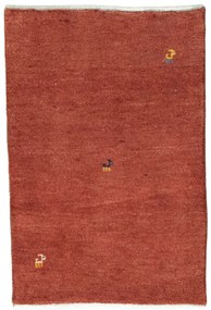 Gabbeh Tappeto persiano 90 x 60 Rosso (Iran) Annodato A Mano