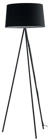 Lampada da terra Marilyn treppiede nero, H 155 cm, E27 LUCE AMBIENTE DESIGN