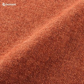 Divano letto angolare arancio mattone L, angolo destro Scandic Lagom - Miuform