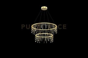 Lampada a sospensione scintilla, ottone, led 36,7w, lumen 3120, 300...
