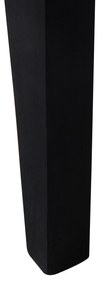Tessuto chaise longue in velluto fantasia verdi lato sinistro BIARRITZ Beliani