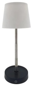Lampada da tavolo LED dimmerabile touch 3W 5V USB 800mAh bianca