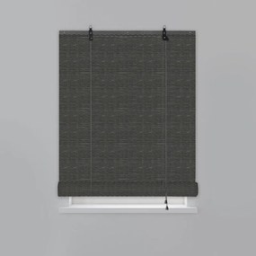 Tenda a rullo filtrante TRENDIY Bamboo Nairobi nero 150x220 cm