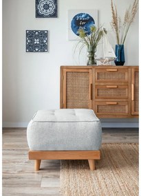 Poggiapiedi grigio chiaro Dazzling Daisy - Miuform