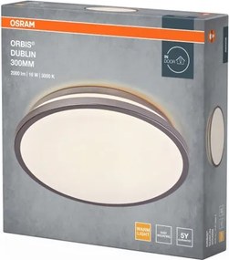 Osram - Plafoniera LED ORBIS DUBLIN, 16 W / 230 V, Ø 30 cm, argento