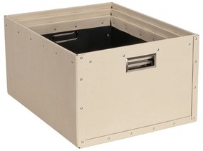 Scatole di cartone beige in set da 3 Ture - Bigso Box of Sweden