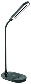 Lampada touch LED dimmerabile con ricarica wireless OCTAVIA LED/7W/230V nera