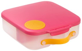 Box porta merenda grande – rosa/arancione
