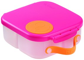 Box porta merenda medio – rosa/arancione