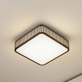 Lindby Plafoniera LED da esterni Lurinda, 26 cm nero, IP44