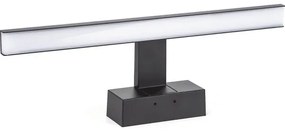 Aigostar - Illuminazione per specchio da bagno a LED 8W/230V 4000K 40 cm IP44 nero