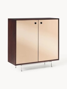 Credenza alta con ante in vetro a specchio Scarlett