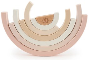 Bieco - Arcobaleno impilabile in legno - cerbiatto Ella