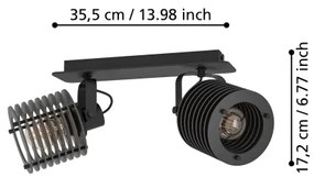 Eglo 900741 - Faretto SEGOVIA 2xE27/40W/230V