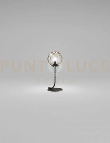 Puppet lampada da tavolo p fume' trasparente nero opaco 1 luce atta...