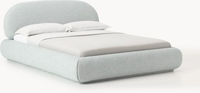 Letto imbottito in bouclé Alba