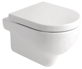 Wc Sospeso Azzurra Ceramica "Mini Nuvola" Bianco Lucido