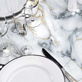 Tovaglia adatta per pulizia con panno umido ø 160 cm Marquina – douceur d'intérieur