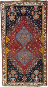 Shiraz Tappeto 180 x 100 Rosso (Iran) Annodato A Mano