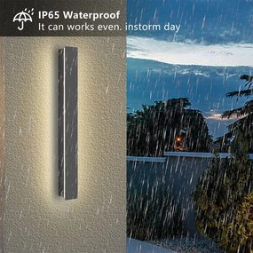 Brilagi - Applique da esterno LED LINEAR/12W/230V 4000K IP65 antracite