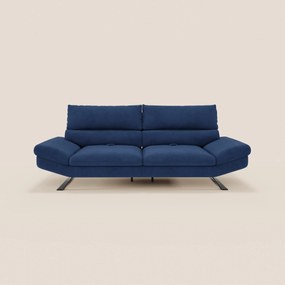 Eclipse Divano dal design moderno 2 e 3 posti con schienali traslanti - piedini alti in elegante microfibra smacchiabile T11