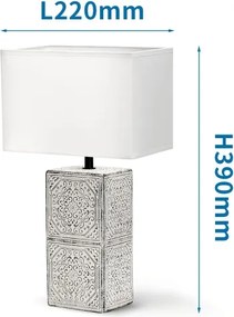 Aigostar - Lampada da tavolo 1xE14/40W/230V