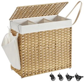 Cesto porta biancheria FLYN in rattan