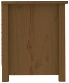 Scarpiera Miele 110x38x45,5 cm in Legno Massello di Pino