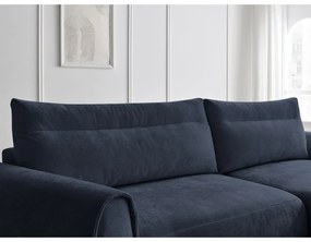 Divano angolare in blu scuro Aden – Bobochic Paris
