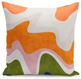 Federa decorativa 43x43 cm Squiggly Orange – Mila Home